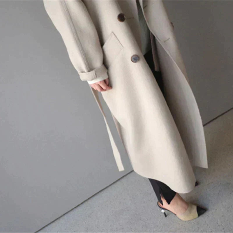 Valérie | Manteau Élégant Laine Chaud