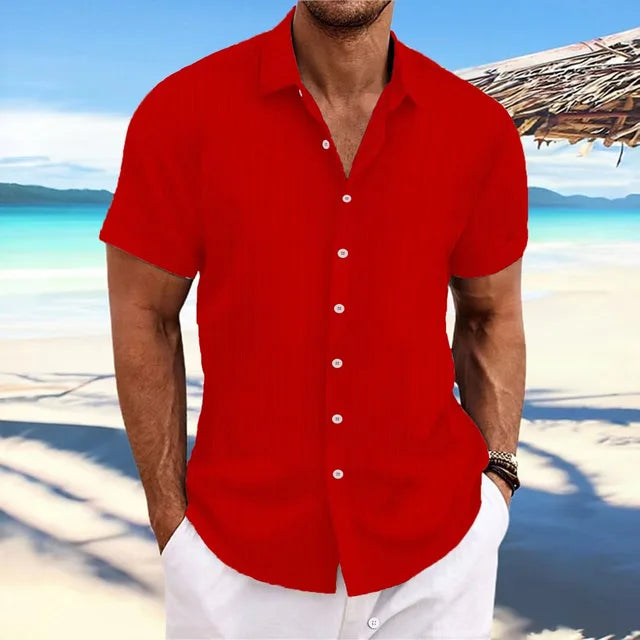Hugo - Chemise Lin Plage Légère Homme