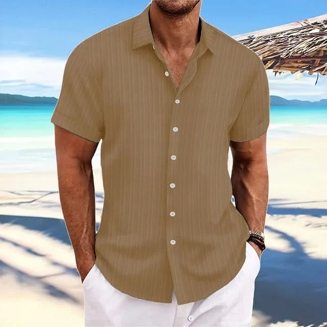 Hugo - Chemise Lin Plage Légère Homme
