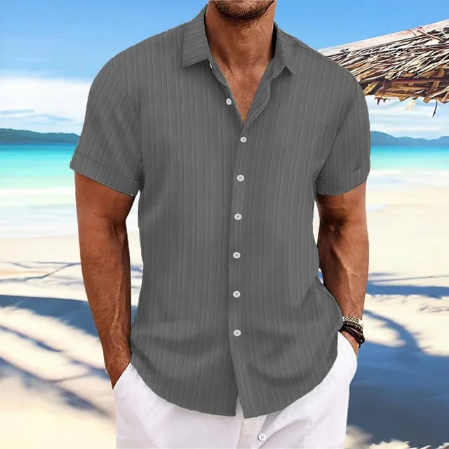 Hugo - Chemise Lin Plage Légère Homme