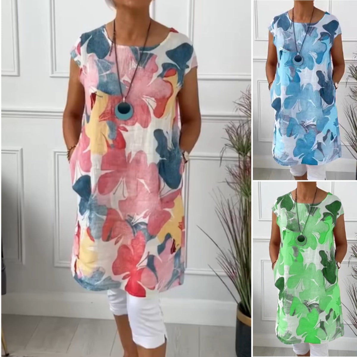 Robe Tunique Femme Fleurie - Margaux