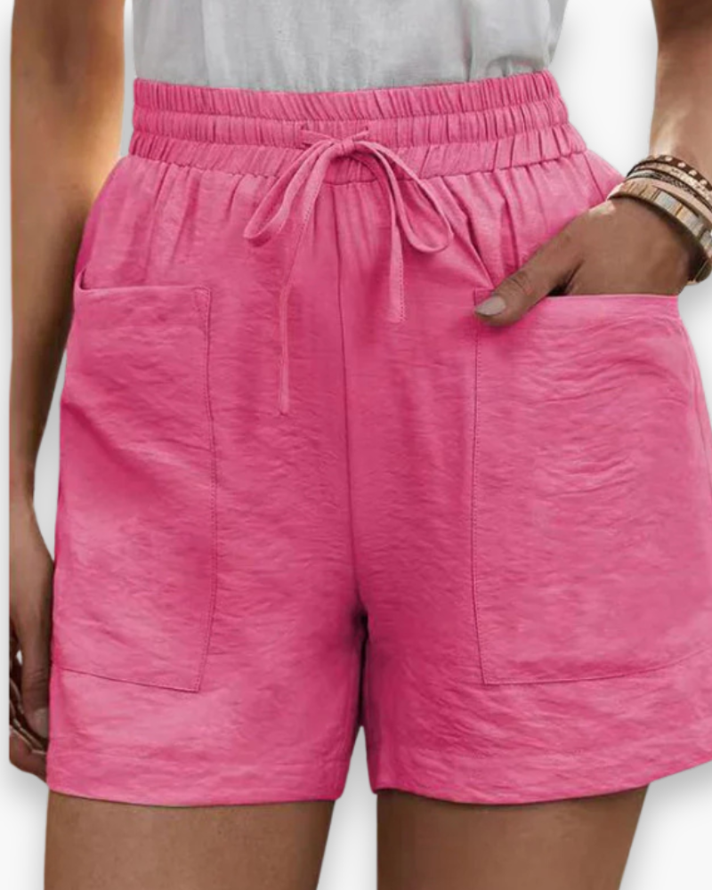 Mesdames Shorts de loisirs confortables | Poches-2