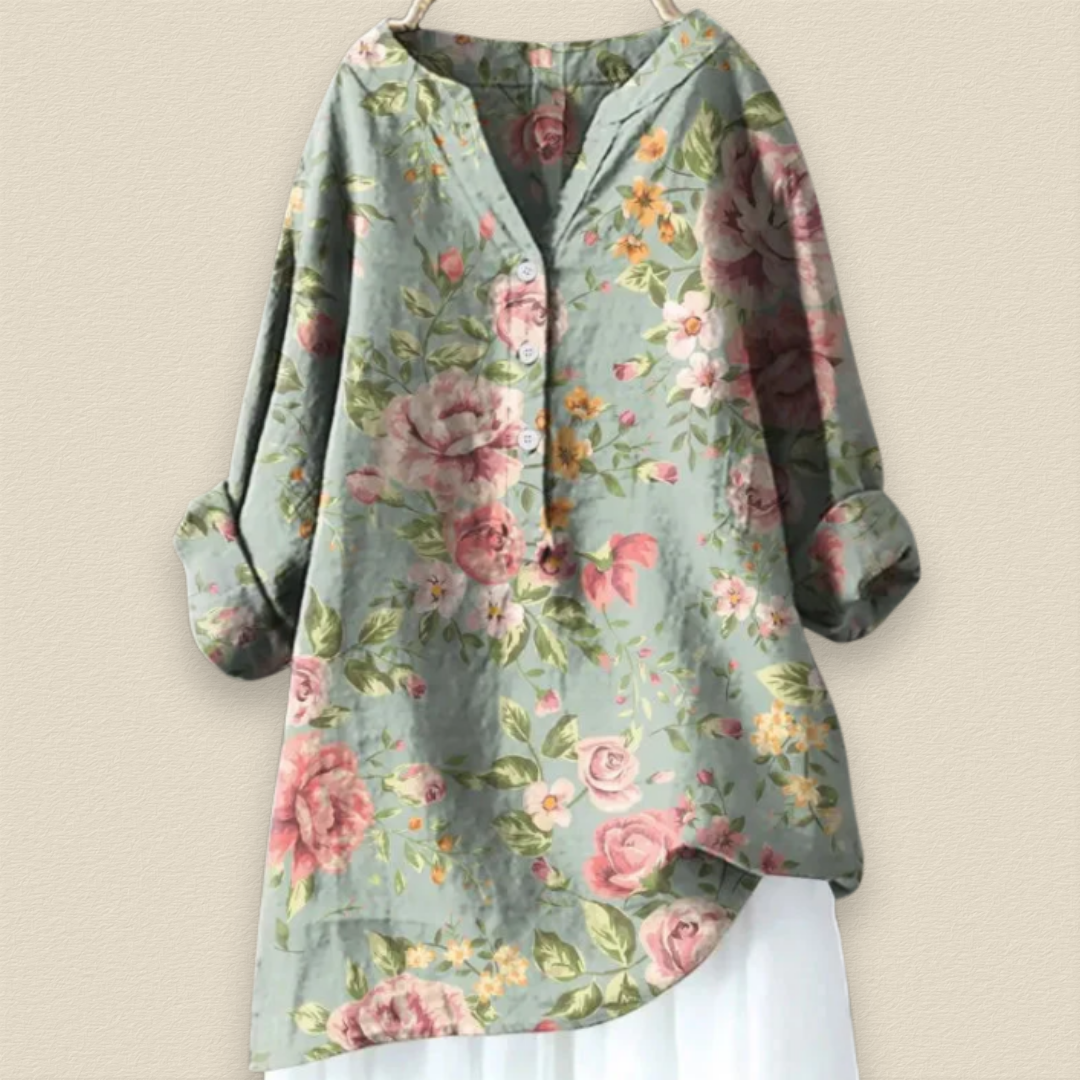 Tunique Femme Fluide Fleurie - Cam