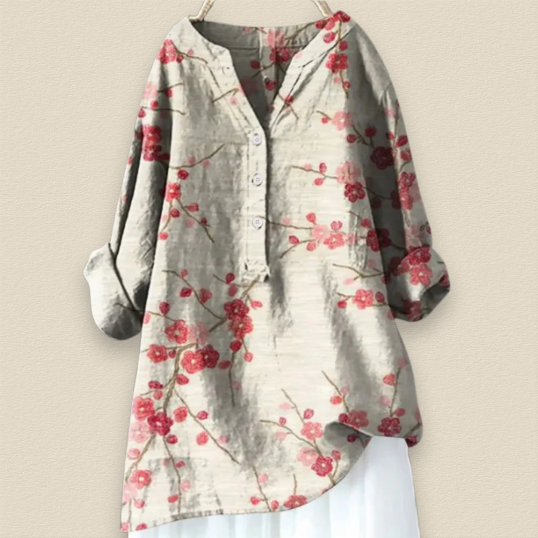Tunique Femme Fluide Fleurie - Cam