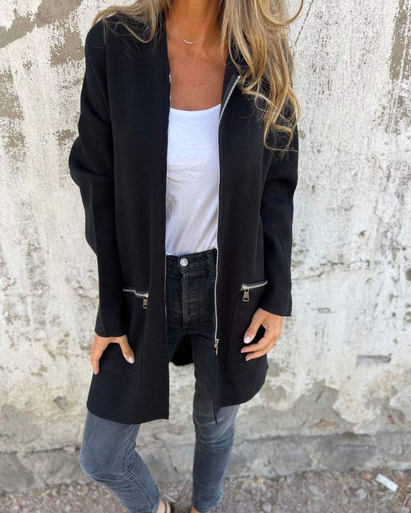Florence - Cardigan Chic Oversize Zippé