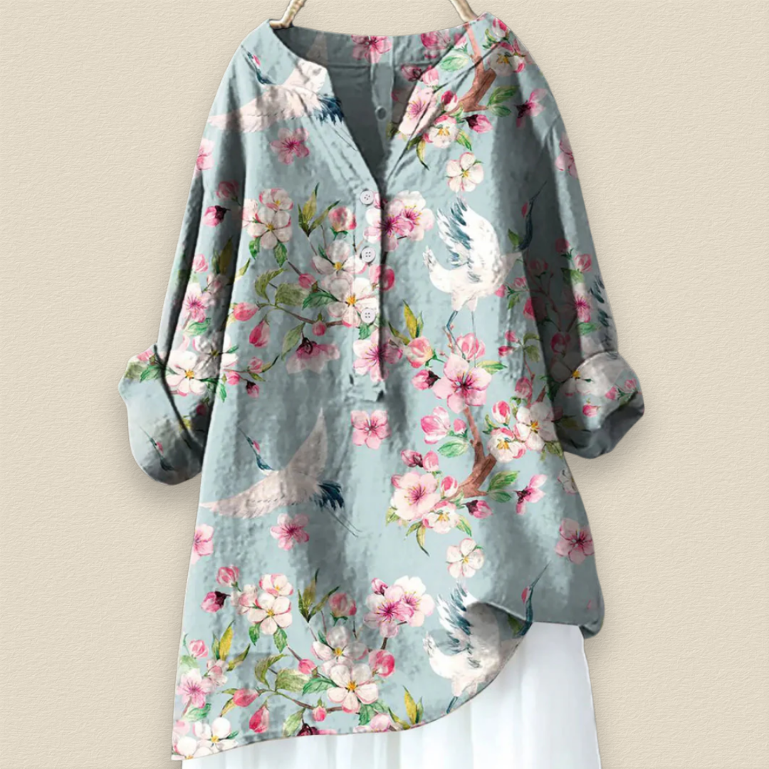 Tunique Femme Fluide Fleurie - Cam