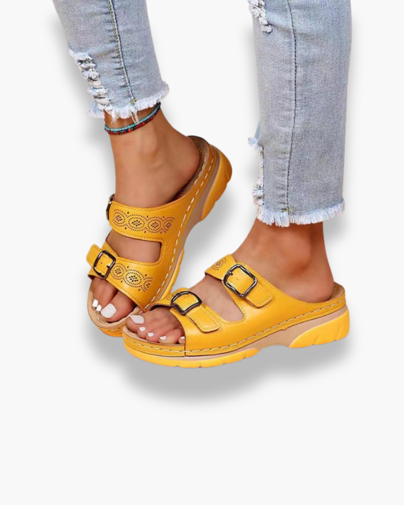 Mesdames Sandales confortables | Chaussures d'été à la mode-2