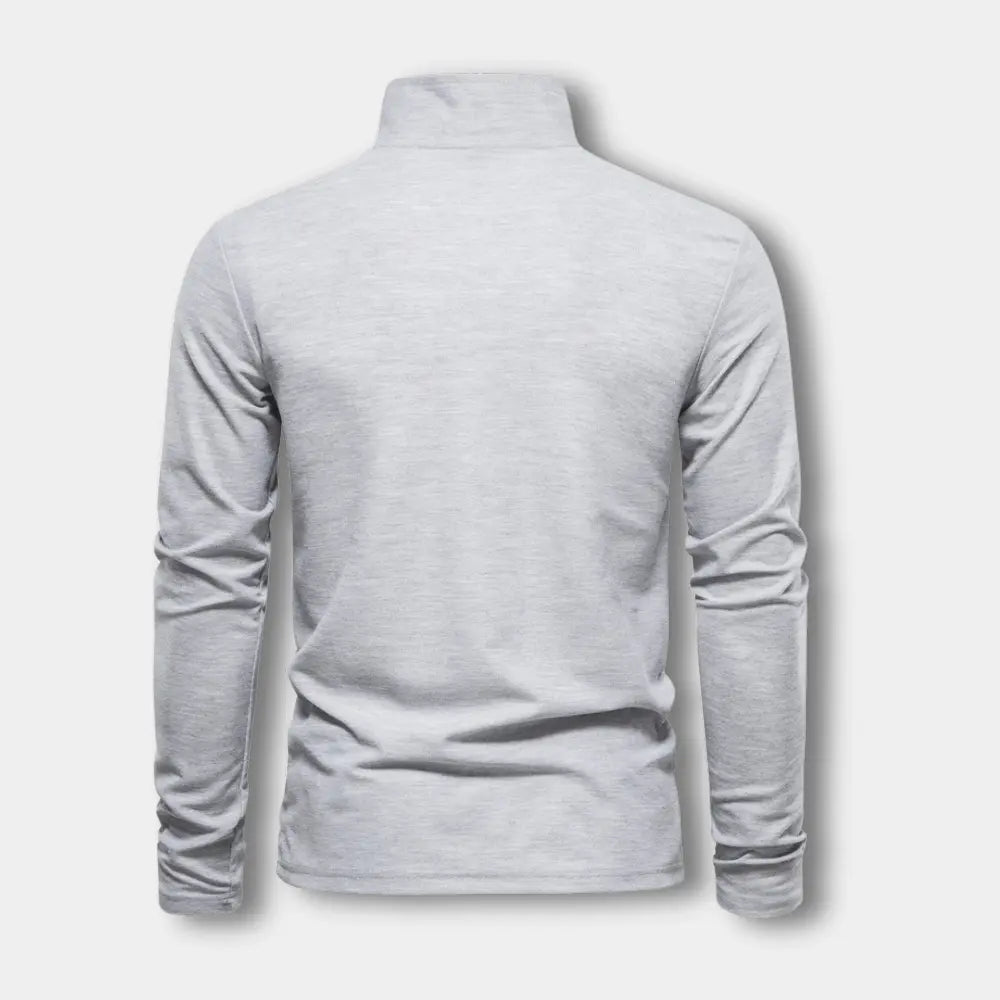 Hugo - Polo Manches Longues Col Contrasté Chic Homme