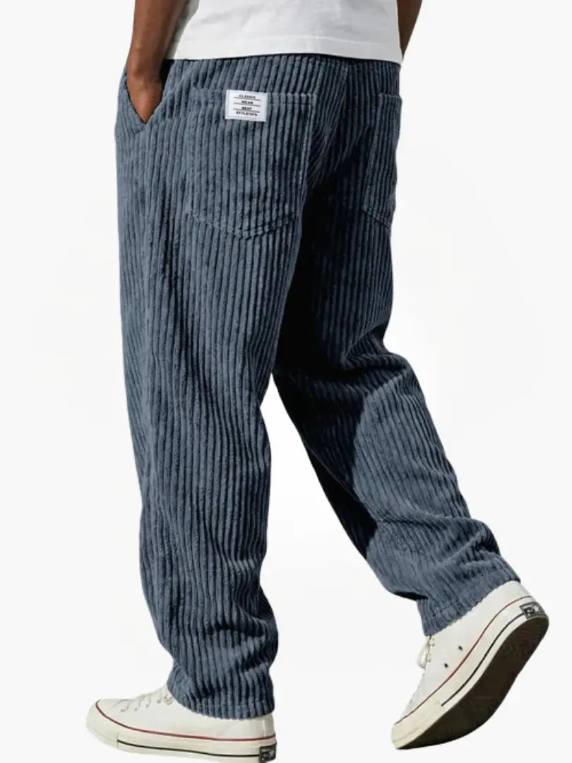 Patrick | Pantalon Élégant Velours Côtelé Ample