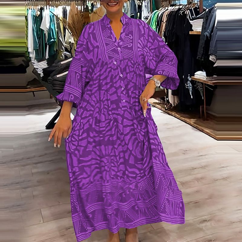 Robe longue femme bohème fluide - Margaux