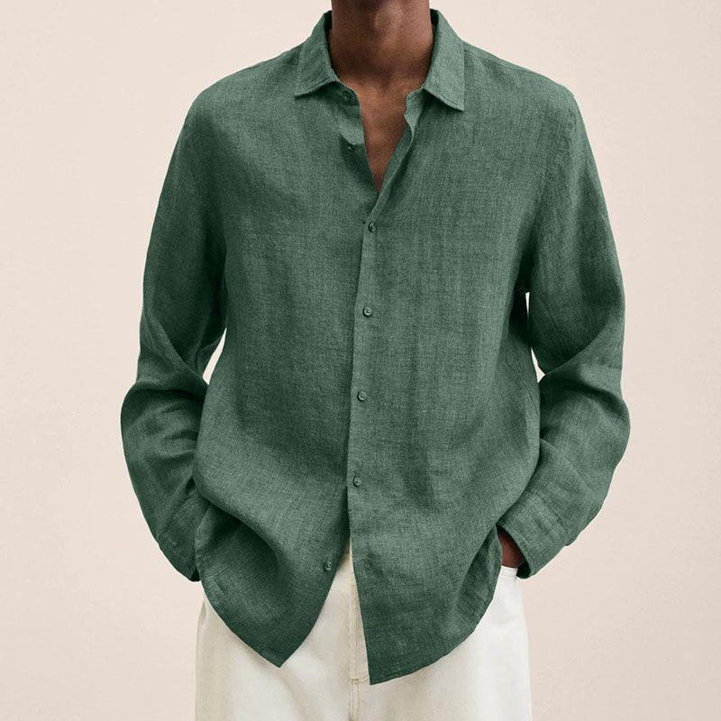 Image variante pour Hilaire - Chemise en lin - Coupe décontractée - Hommes-56
