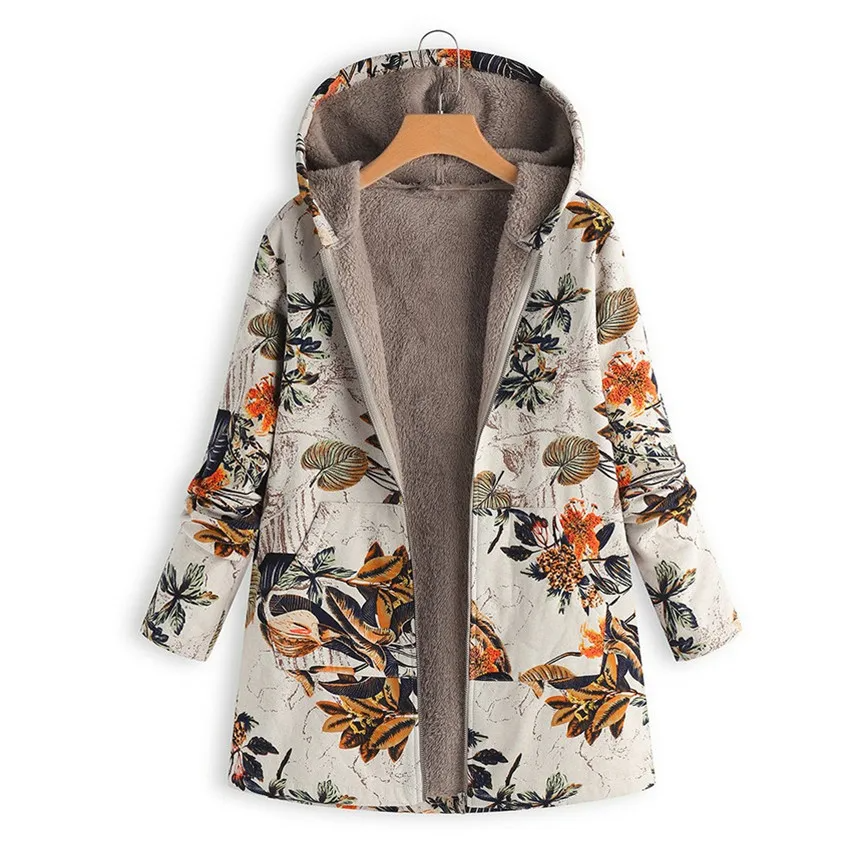 Adelia - Gilet d'hiver avec imprimé floral