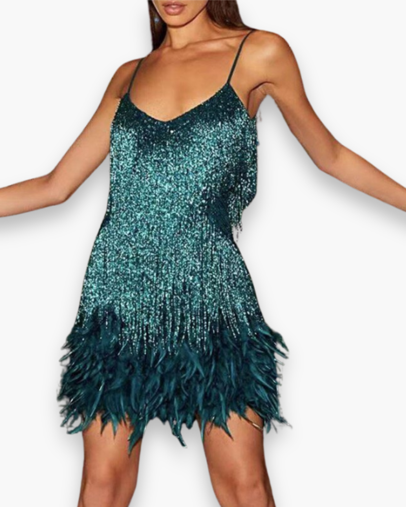 Robe de cocktail glamour des femmes | Élégant pour le mariage-3