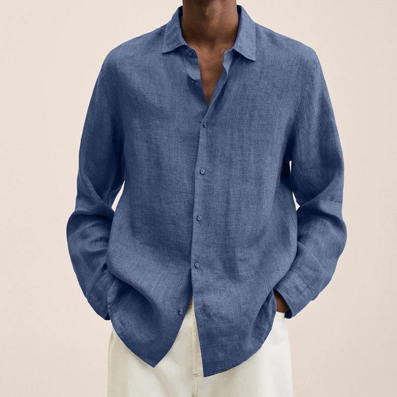 Image variante pour Hilaire - Chemise en lin - Coupe décontractée - Hommes-36