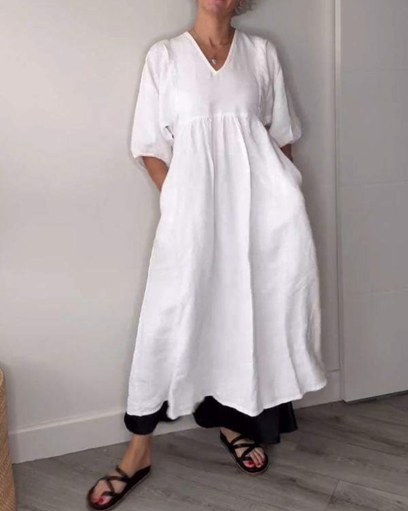 Sandrine - Robe Femme en Lin Ample