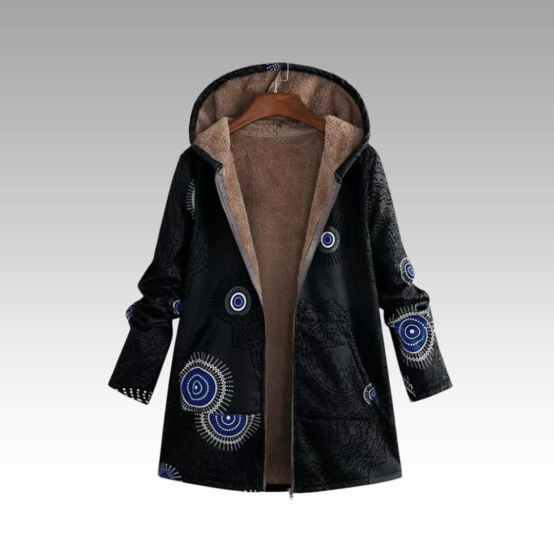 Aurélie - Manteau Chic Bohème Capuche