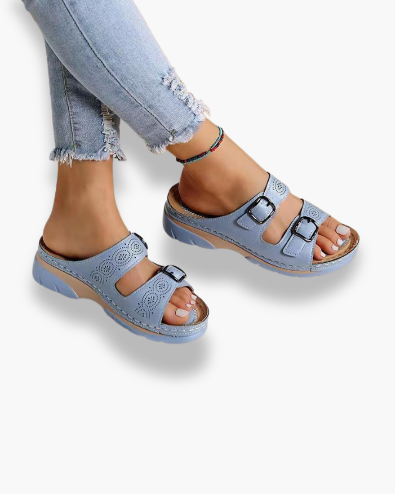 Mesdames Sandales confortables | Chaussures d'été à la mode-4