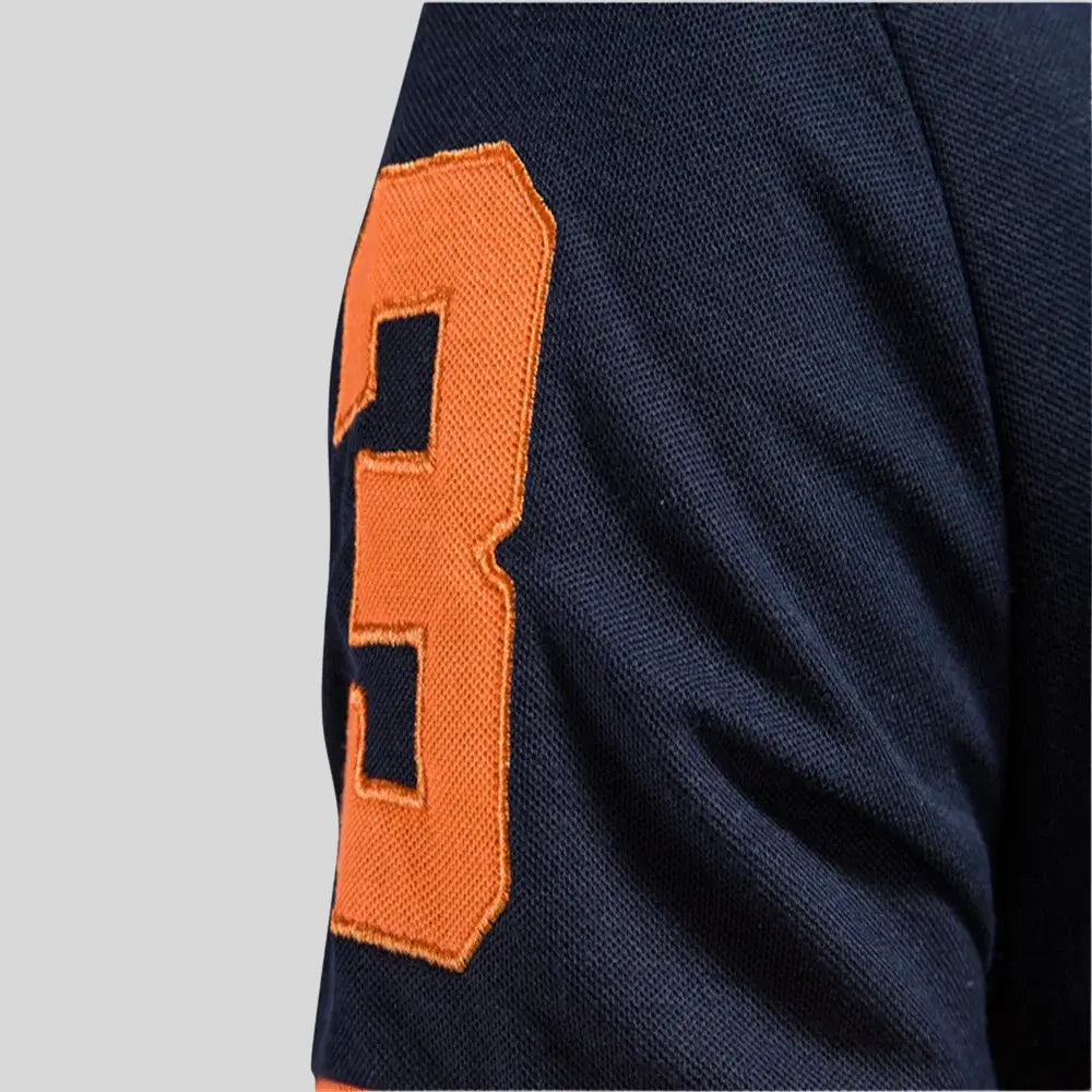 Rico - Polo Bicolore Manches Courtes Slim Fit Homme
