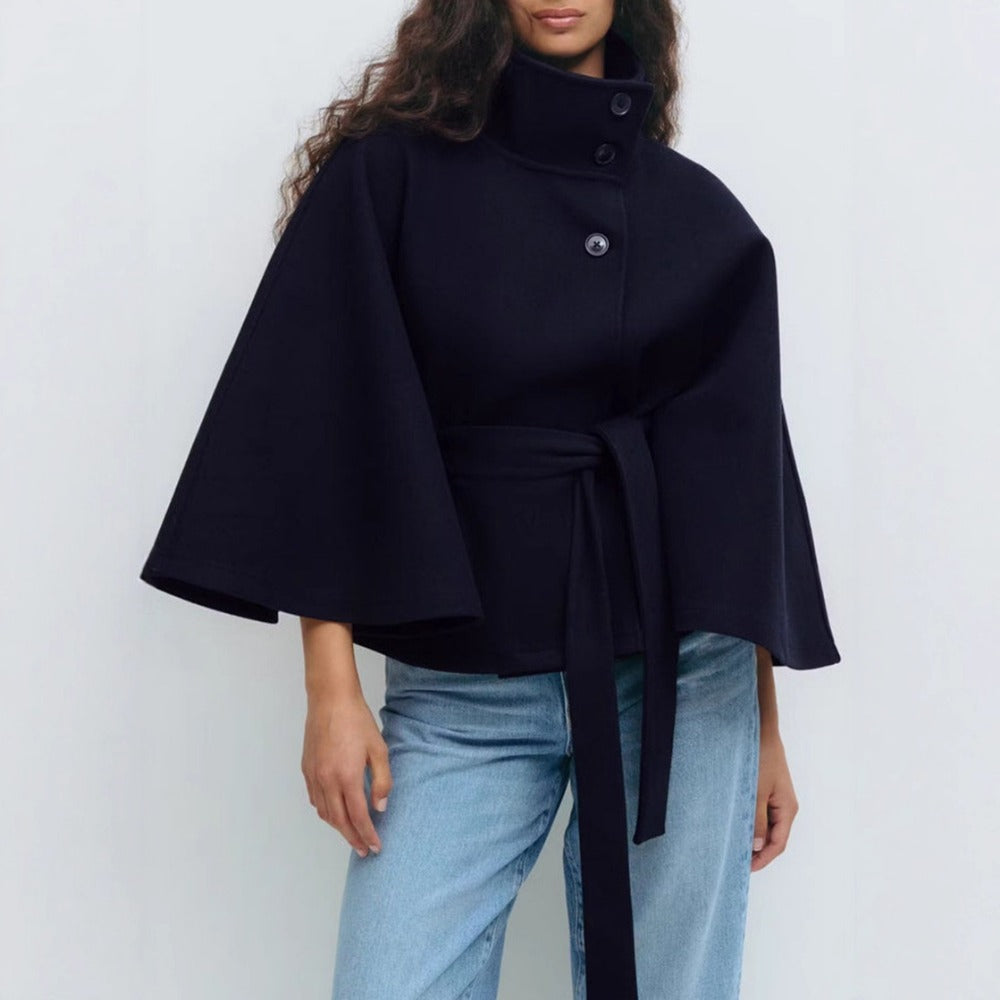 Sophie | Manteau Élégant Cape Ceinturé