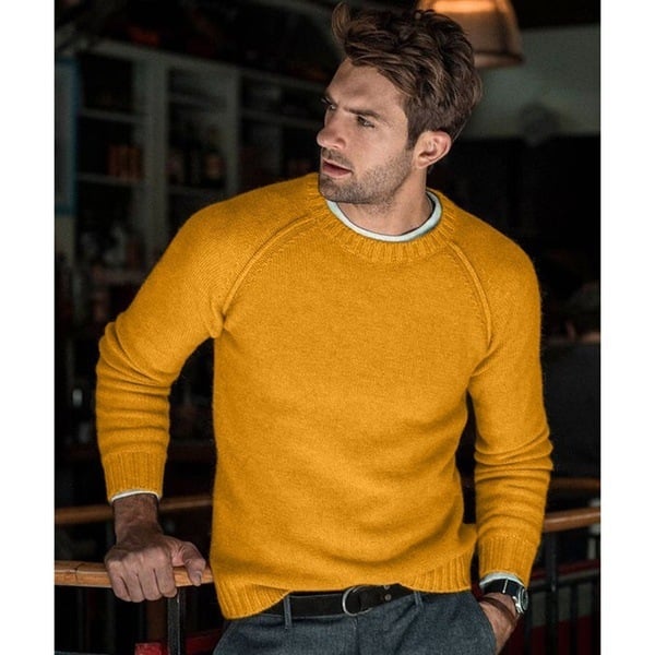 Pierre - Pull Décontracté en Tricot Doux Hommes