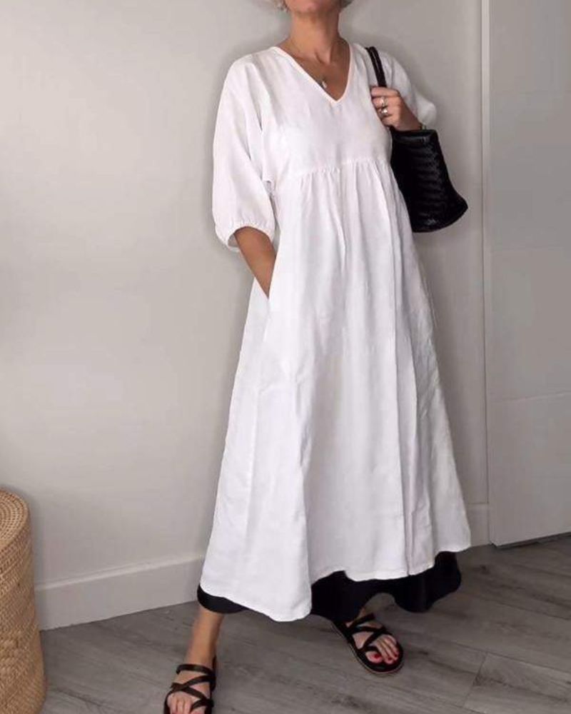 Sandrine - Robe Femme en Lin Ample