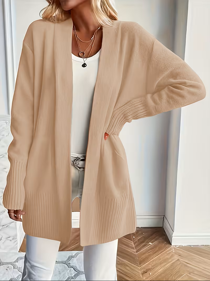 Caroline - Cardigan Élégant Oversize Long Ouvert