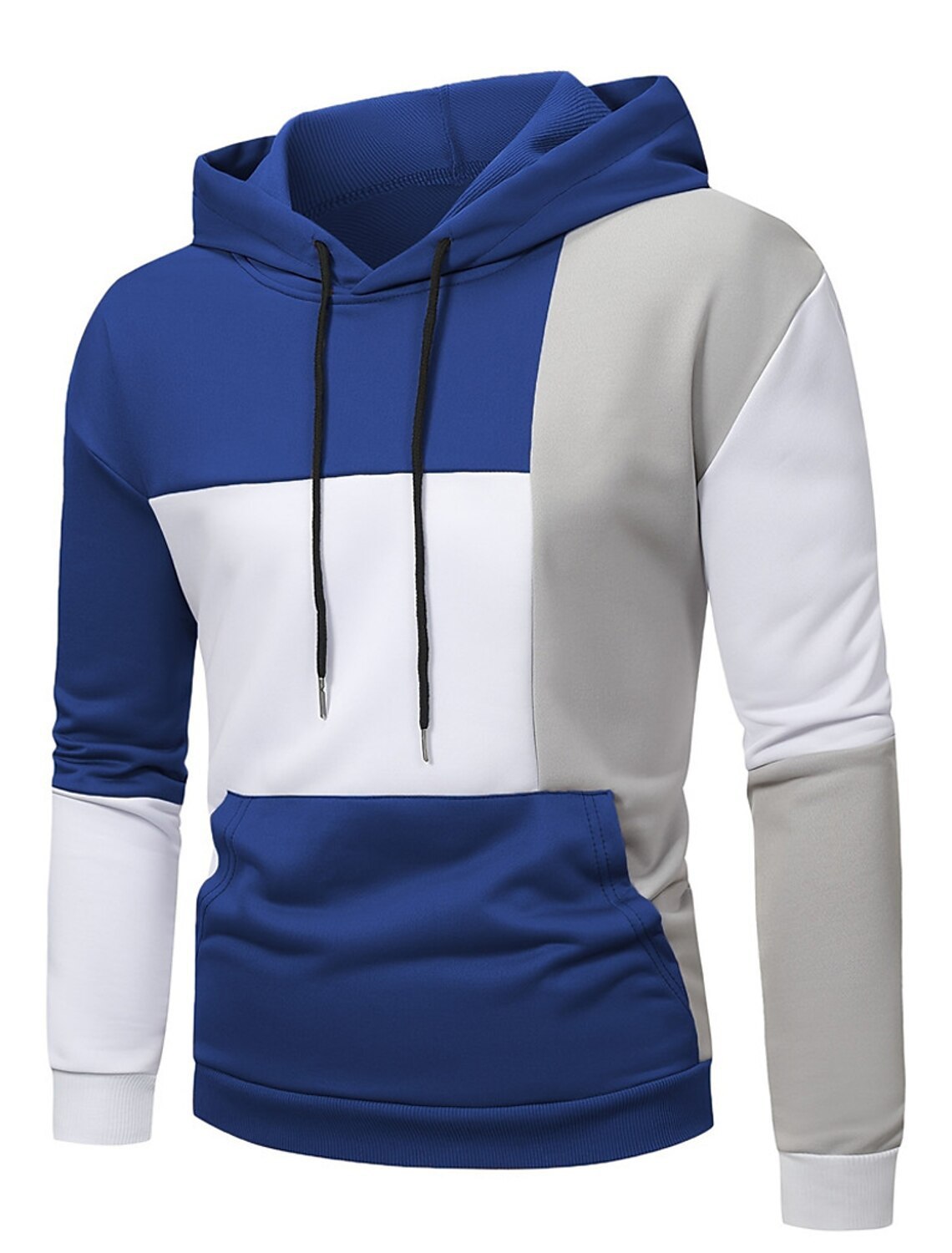 Victor – Hoodie à blocs de couleur pour homme, style moderne et tendance