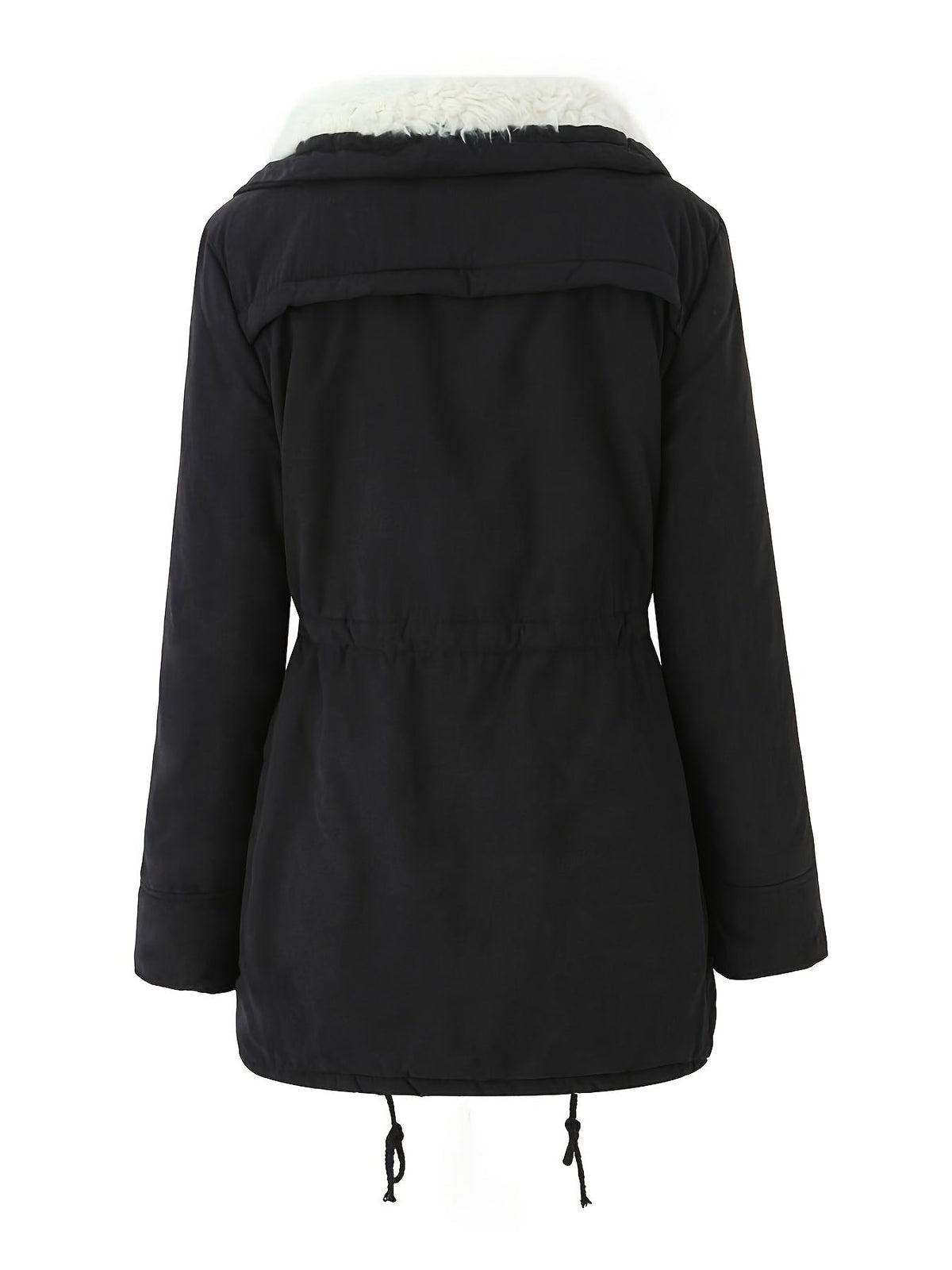 Sylvie - Parka Féminine Courte Col Fourré