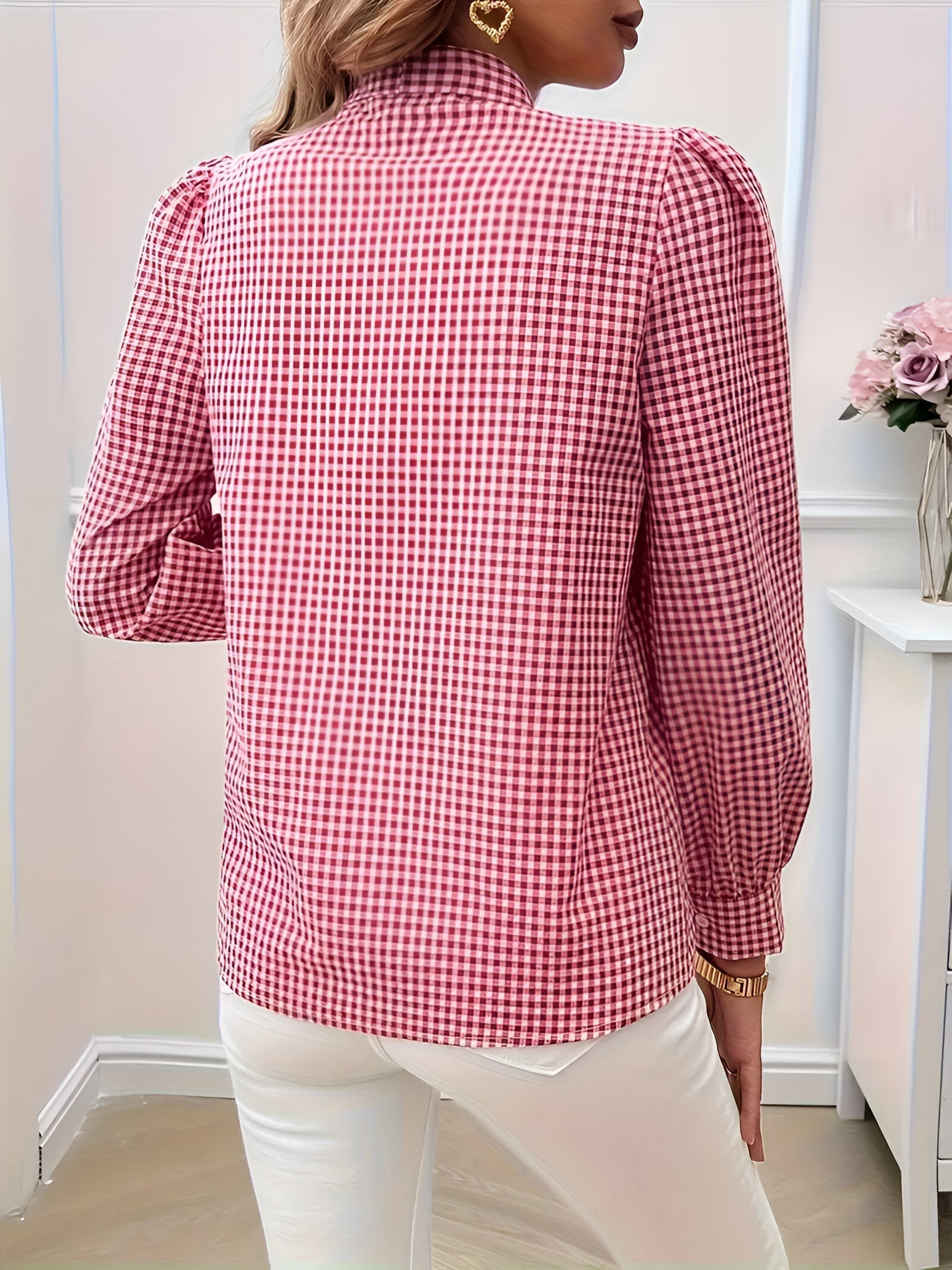 Chemise Femme À Manches Bouffantes - Brielle