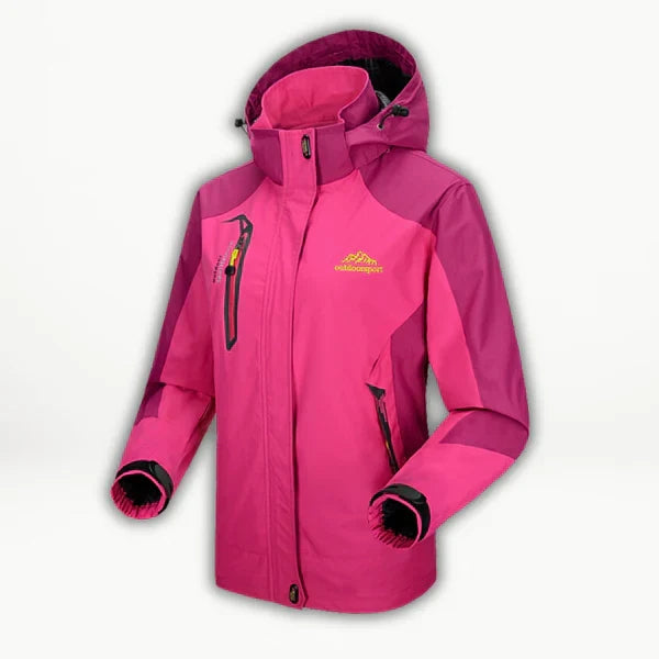 Éléonora - Imperméable Chic Capuche Zippée