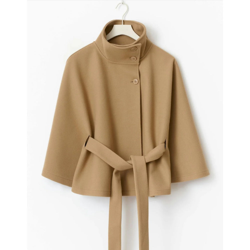 Sophie | Manteau Élégant Cape Ceinturé