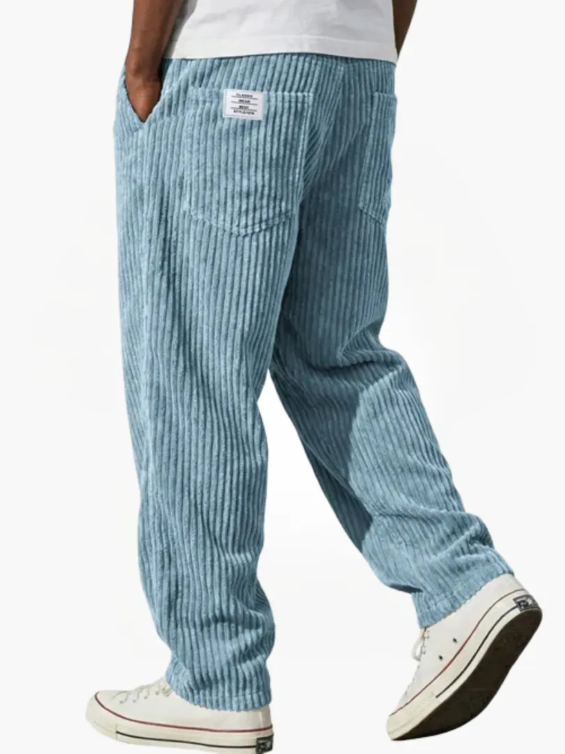 Patrick | Pantalon Élégant Velours Côtelé Ample