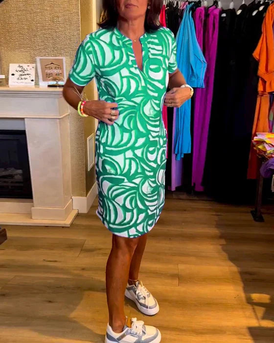 Nathalie - Robe Midi D'Été Chic