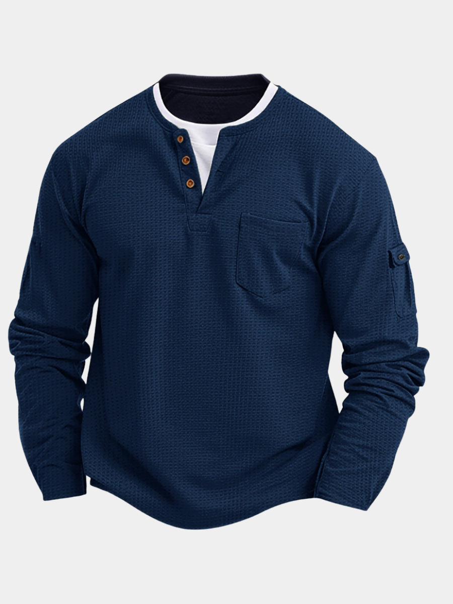 Lucas - Henley Manches Longues Homme