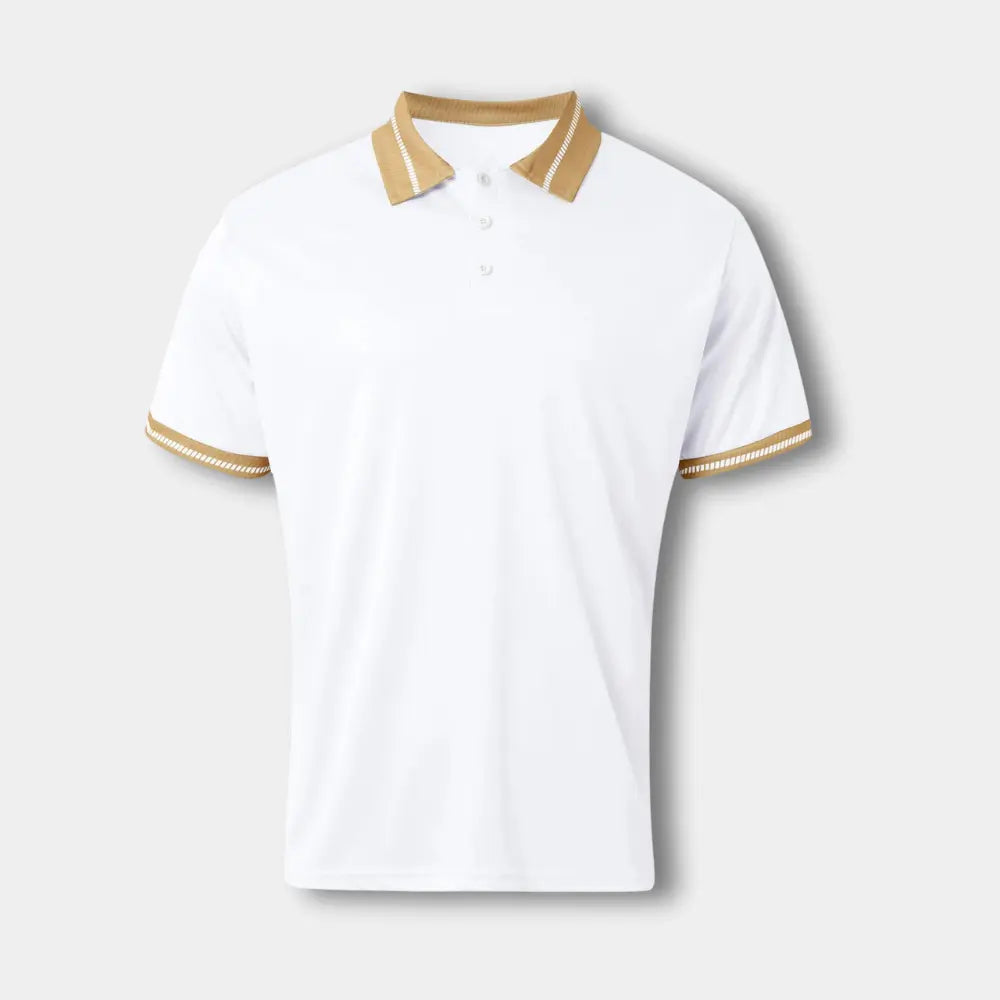 Enzo - Polo Manches Courtes Col Contrasté Homme