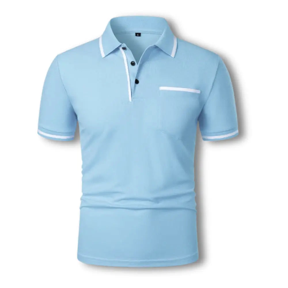 Dante - Polo Manches Courtes Slim Fit Chic Homme