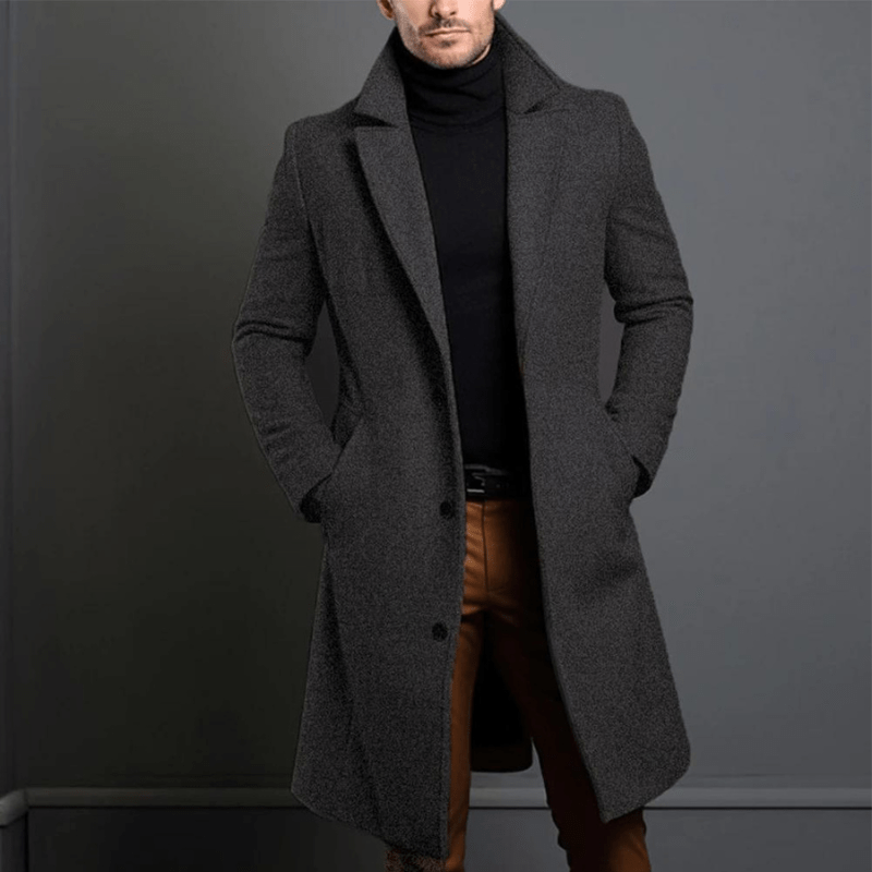 Jason - Manteau homme long d'hiver