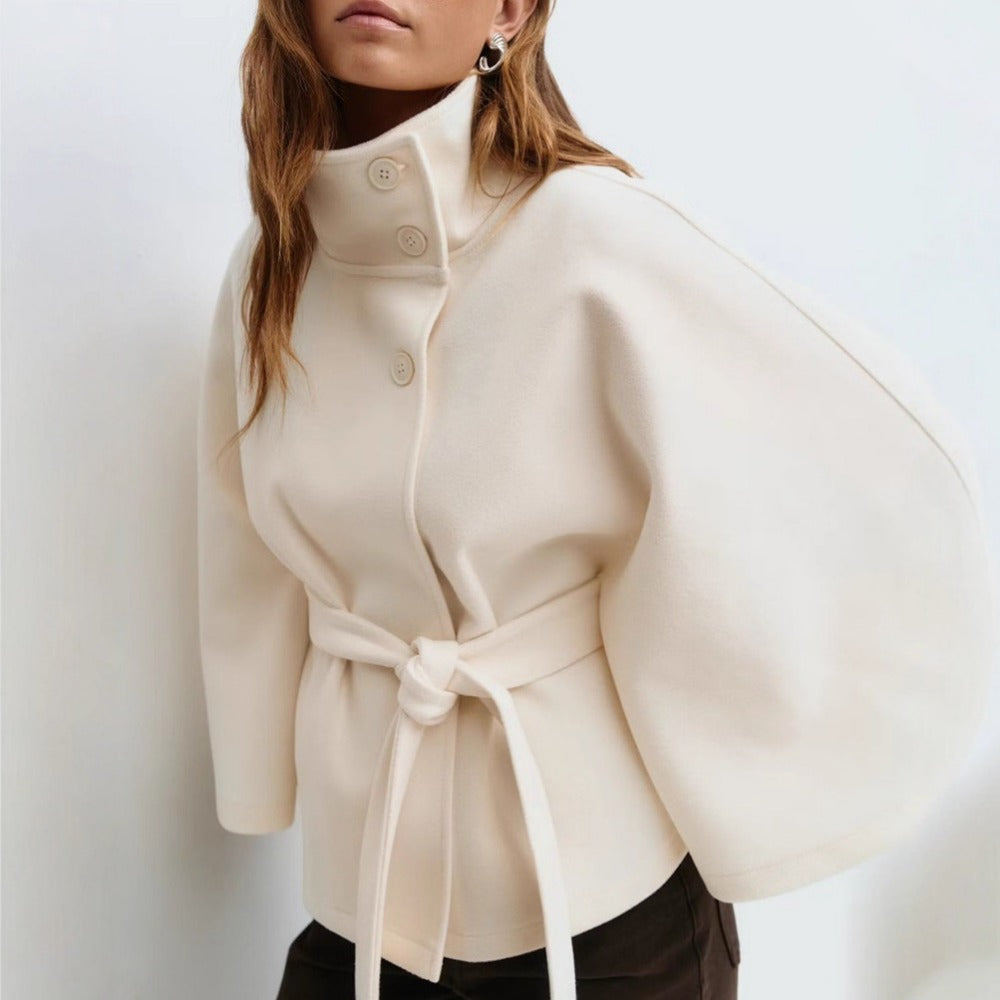 Sophie | Manteau Élégant Cape Ceinturé