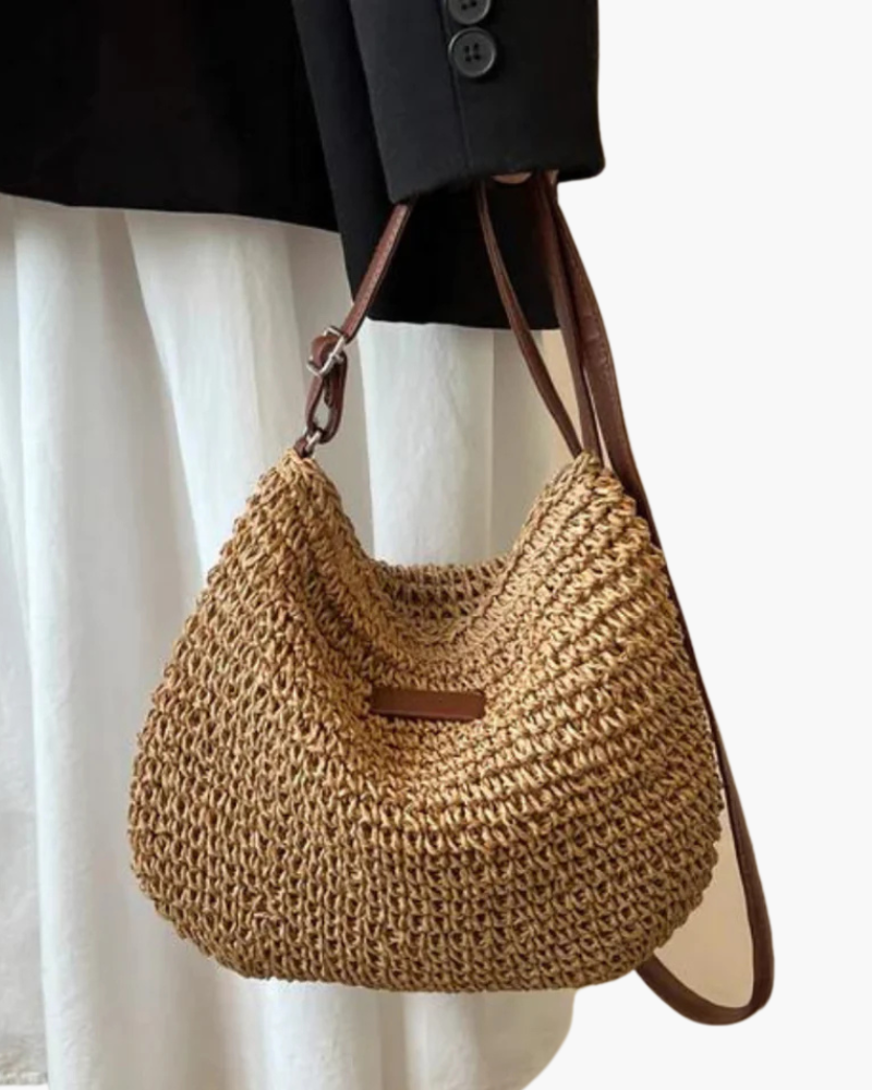 Sac à bandoulière élégant des femmes | Sac d'épaule tissé moderne 4