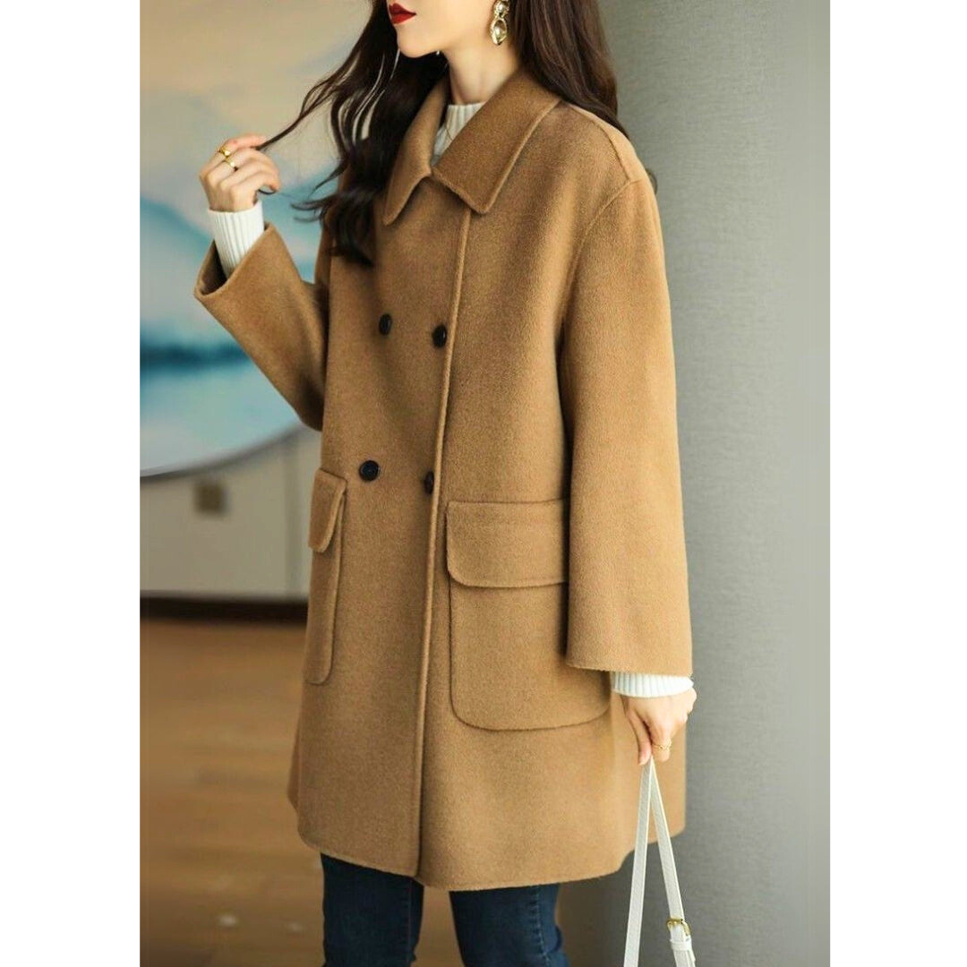 Céline | Manteau Élégant Court Cintré