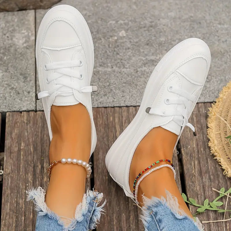 Héloïse – Chaussures plates décontractées avec coupe tendance et confortable