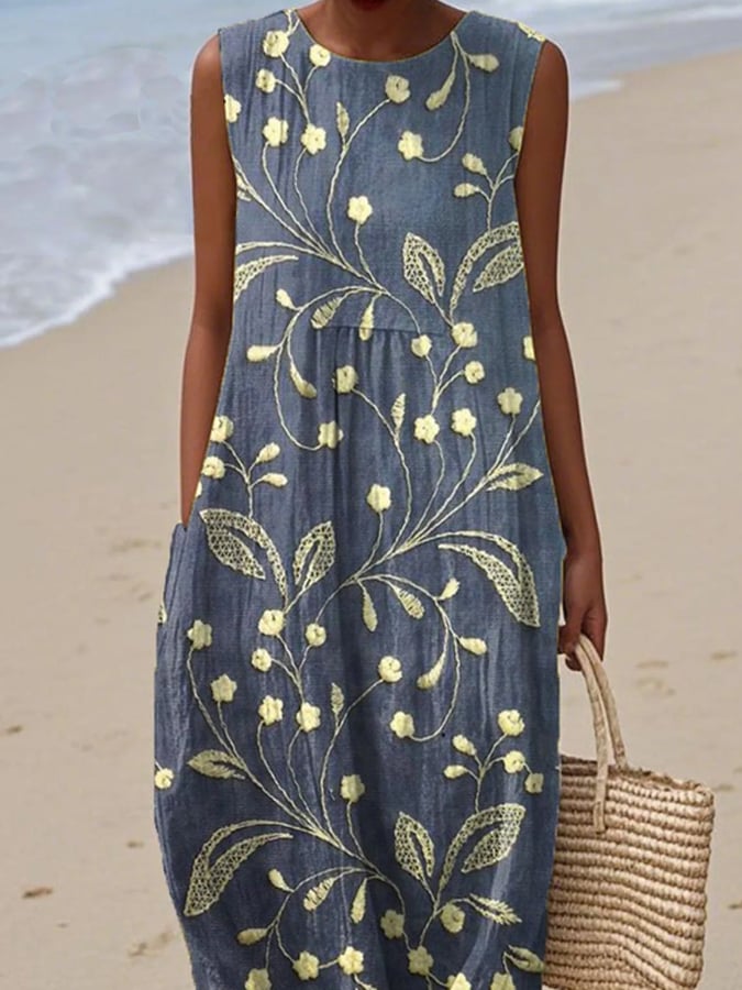 Robe D'Été Femme Imprimé Bohème - Zara