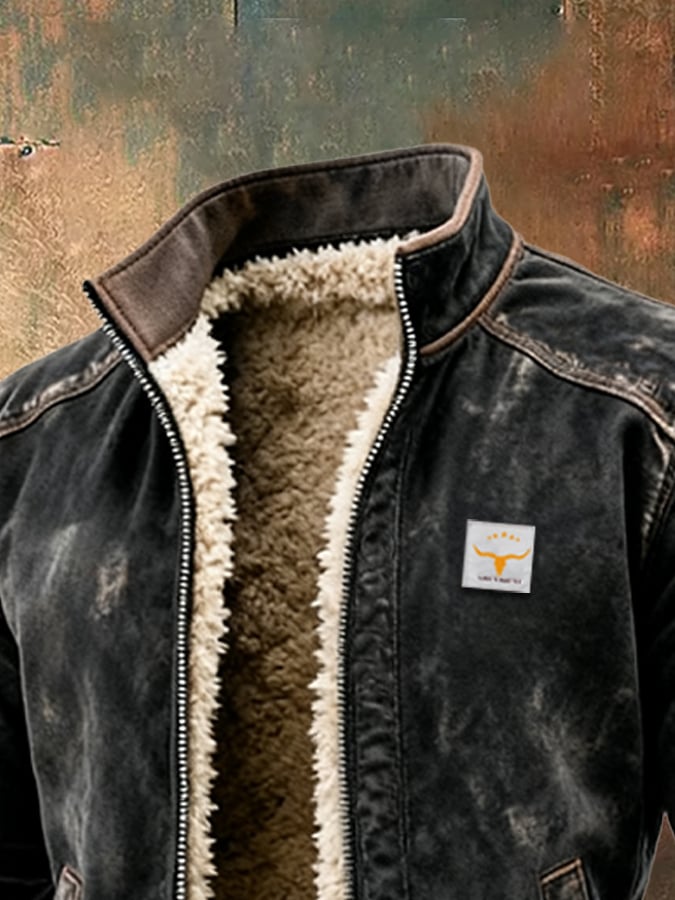 Thierry - Veste Intemporelle Aviateur Doublée Sherpa