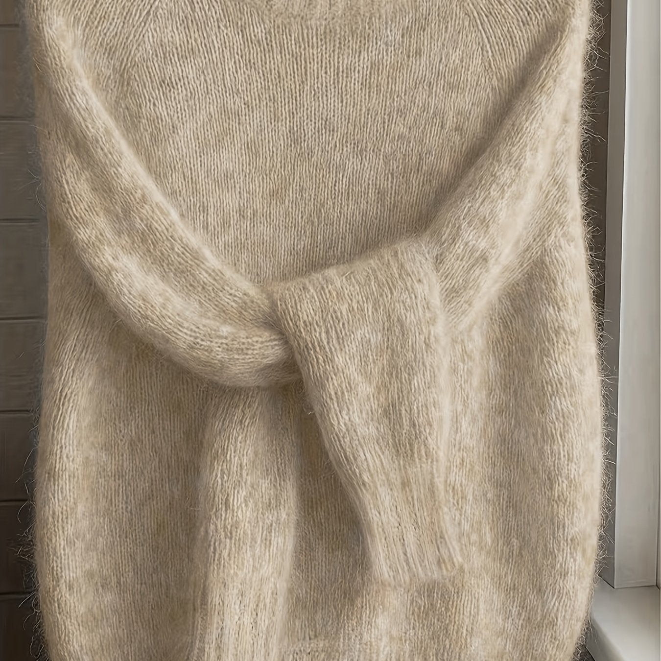 Émilie - Pull Raffiné Col Rond Oversize