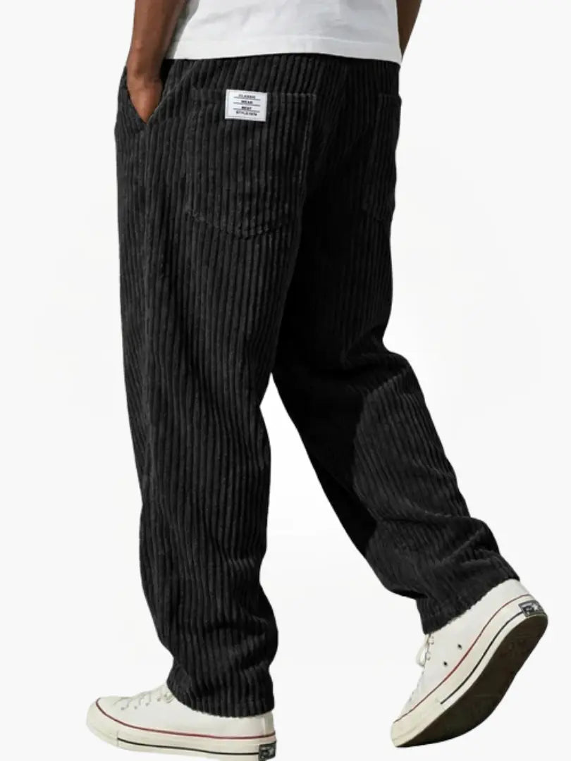 Patrick | Pantalon Élégant Velours Côtelé Ample
