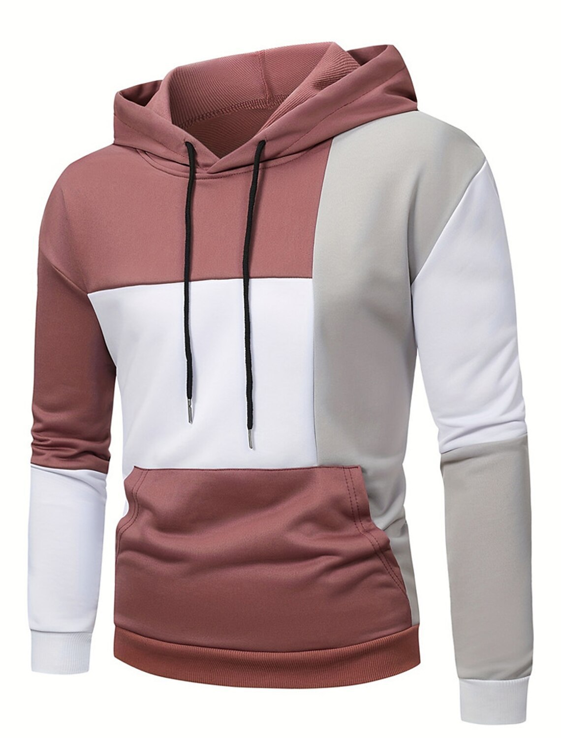 Victor – Hoodie à blocs de couleur pour homme, style moderne et tendance