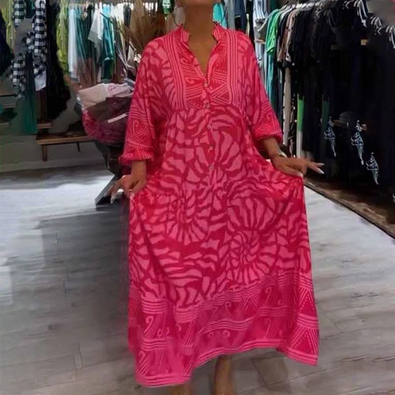 Robe longue femme bohème fluide - Margaux