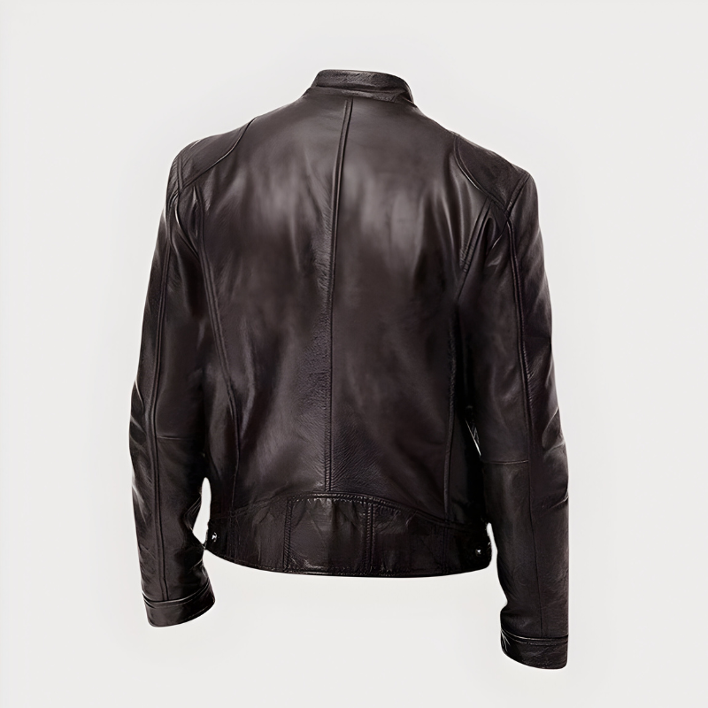Julien - Veste Classique Motard Cuir