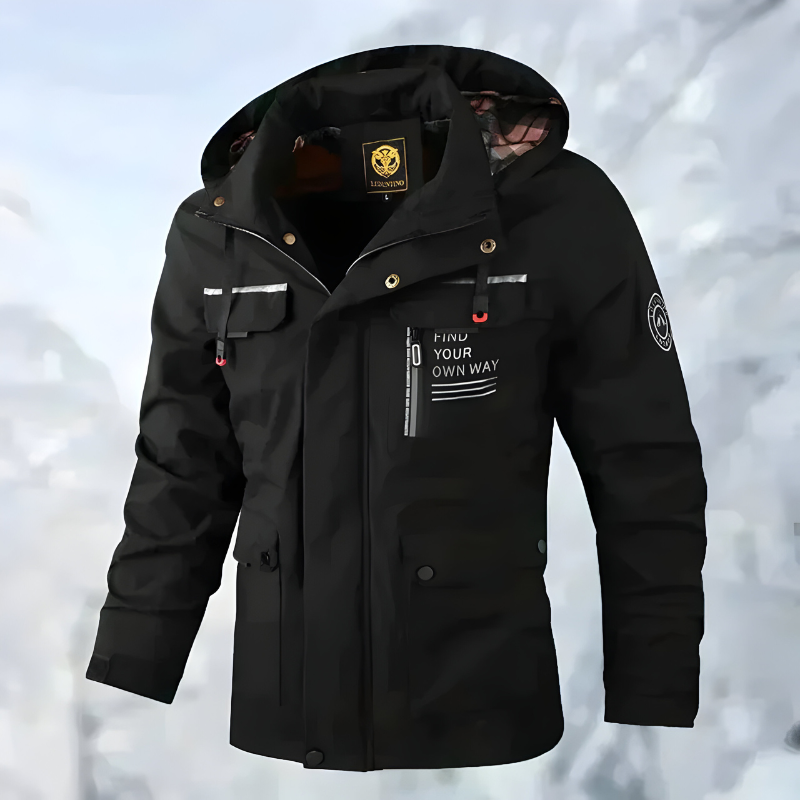 Julien - Parka Moderne Multipoches à Capuche