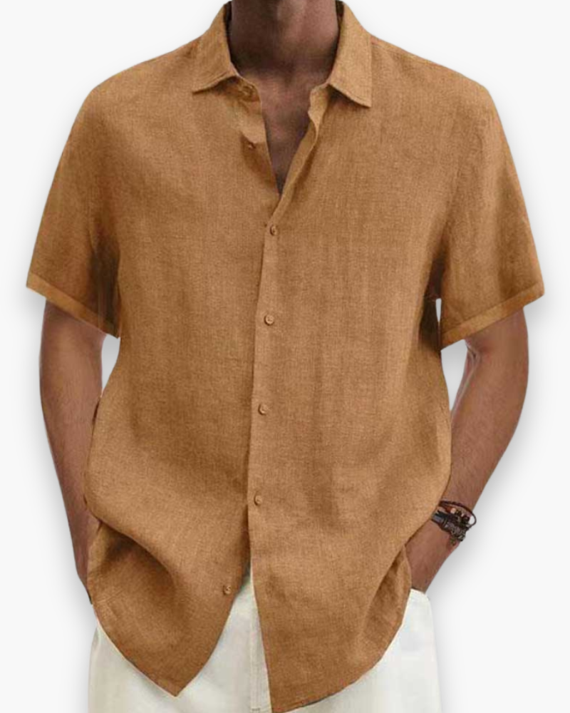 Chemise à manches courtes élégantes pour hommes | Chemise d'été confortable 6